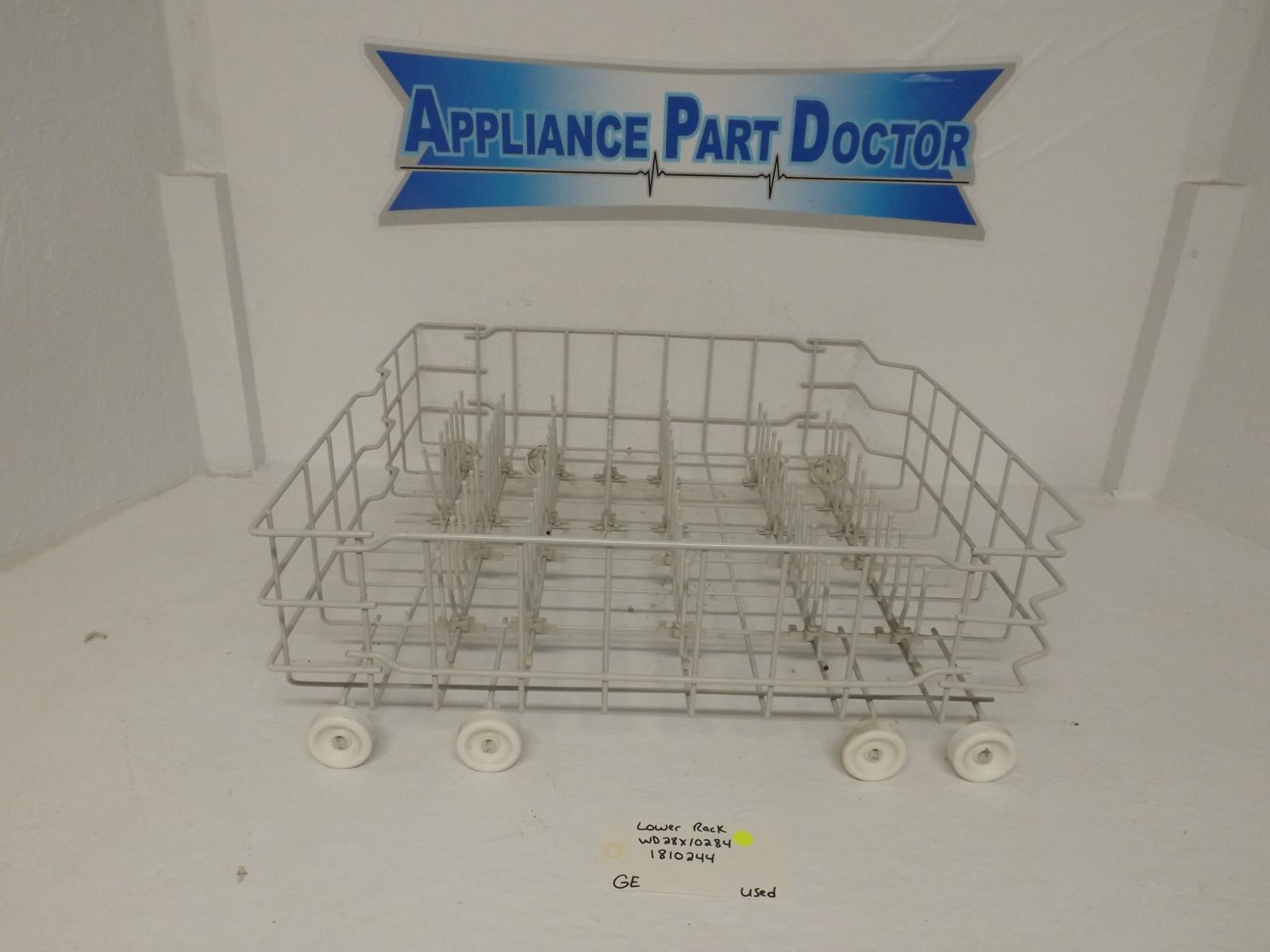 GE Dishwasher WD28X10284 1810244 Lower Rack Used GE Dishwasher WD28X10284 1810244 Lower Rack Used